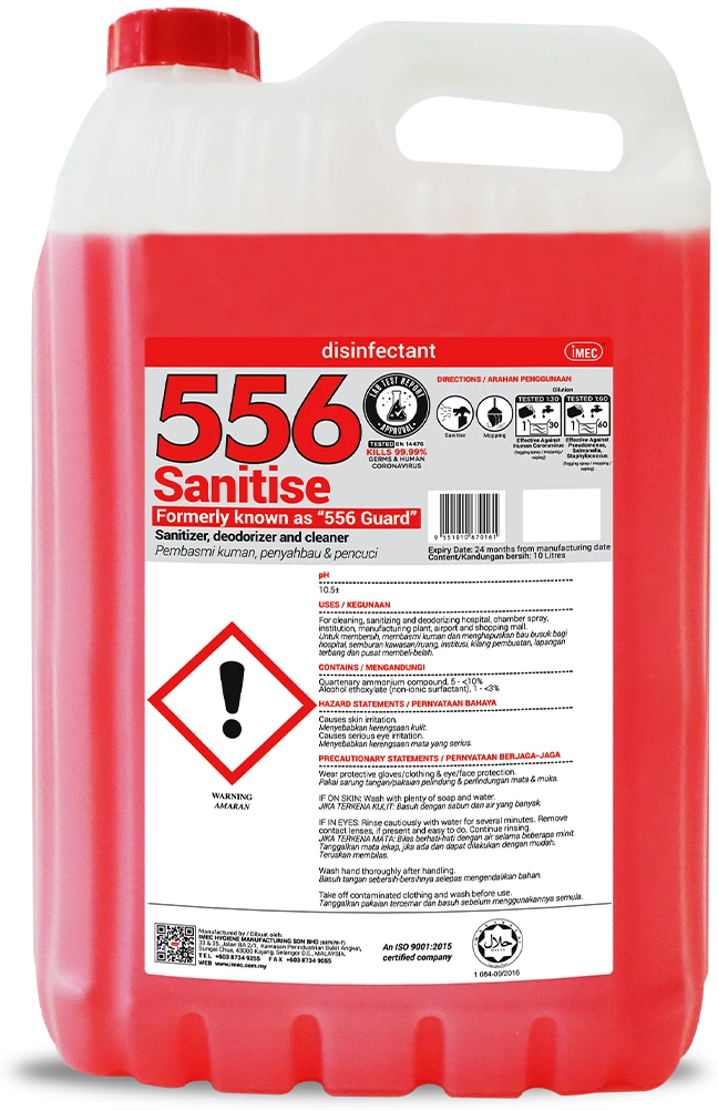 556 Sanitise – Sanitizer, Deodorizer & Cleaner