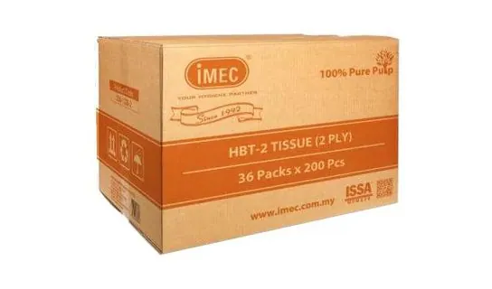 HBT-2 2-ply pure pulp emboss tissue – Tissue & wiping rolls