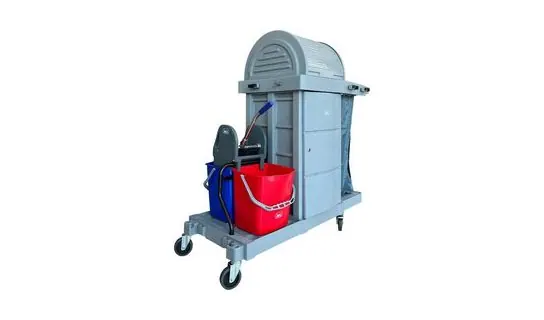 JT Compact 60 PLUS – Janitor Cart Trolley with Lock System