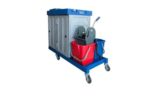 MX202 Janitor Cart Trolley – Brushes, brooms & squeegees