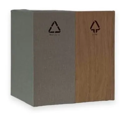 iMEC RB18R Double Layer 2-Compartment Recycle Room Bin – Recycle Room Bin, Double Layers 2 Compartments