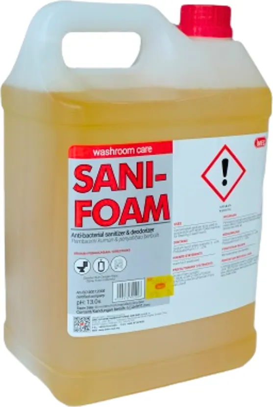 SANI-FOAM Anti-Bacterial Sanitizer & Deodorizer – General purpose & machine care