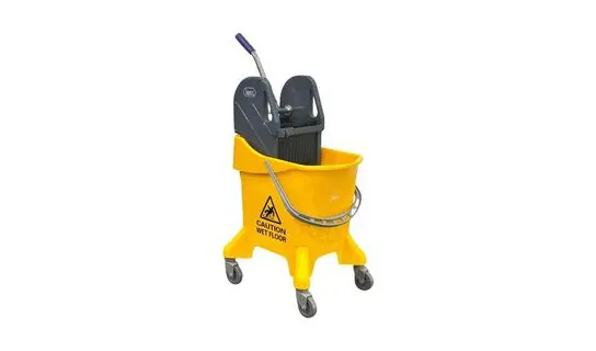 XTRA SDP26Y Mop Bucket c/w Side Press Wringer – Mops & cloths