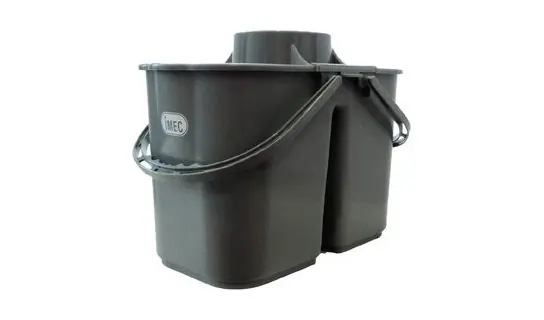 SRM15 Single Round Mop Bucket with 2 Compartments – Mops & cloths