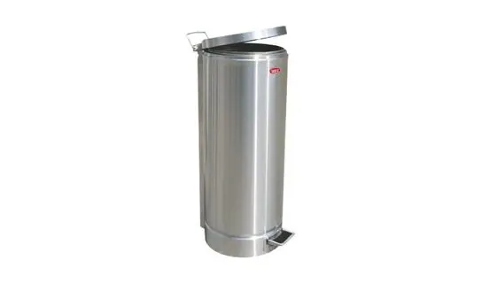 SRS0811 / 1013 / 1018 / 1024 / 1218 Stainless Steel Round Step Bin – Indoor & pedal bins