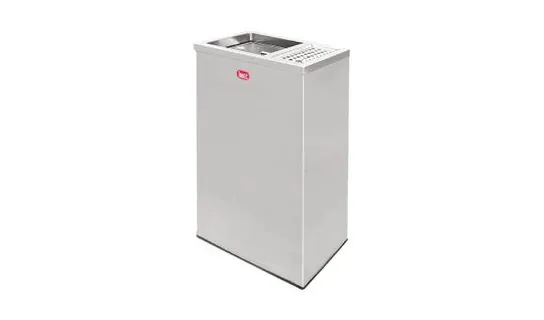 SS31 Stainless Steel Rectangular Ashtray Bin – Indoor & pedal bins