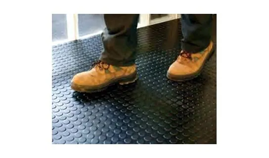 Rubber Studded Mat Roll / Tiles – Dustshield · Anti-slip mats