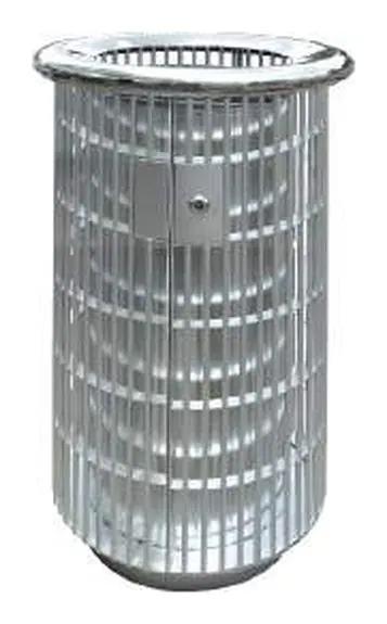 RAB-147/OT Stainless Steel Outdoor Bin – LEADER Stainless Steel Outdoor Bin