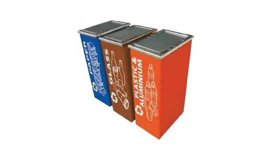 RECYCLEV75 Polyethylene / Fibreglass Bin & Recycle Bin – LEADER Polyethylene / Fibreglass Bin & Recycle Bin