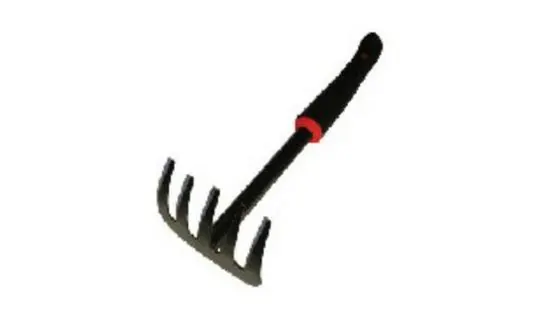 10" 5T Rake Black – Gardening
