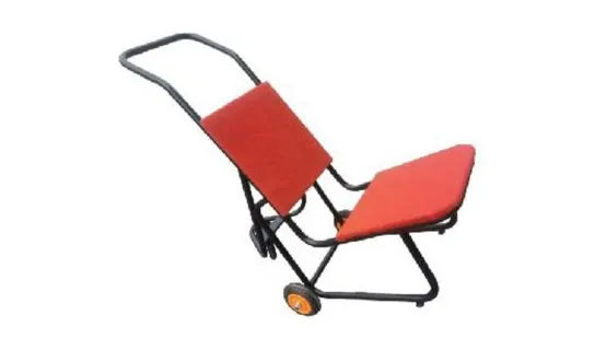 Powder Coated Chair Collection Trolley – Laundry & housekeeping trolleys
