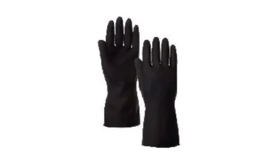 Rubber Hand Gloves - Black – Brushes, brooms & squeegees