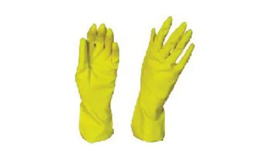 Rubber Hand Gloves - Yellow – Brushes, brooms & squeegees