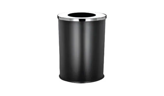 SS / PC square open-top bins – Indoor & pedal bins