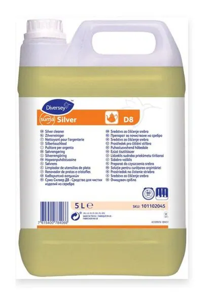 Suma Silver D8 – Suma Silver D8 acidic dip for removing tarnish from silverware.