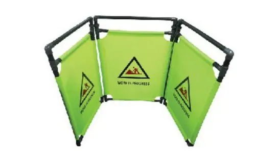 Working In Progress Board x 3 Face – Bollards, traffic & safety