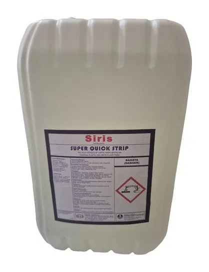 SUPER Quick Strip – Use on all floor surfaces except linoleum and rubber tiles